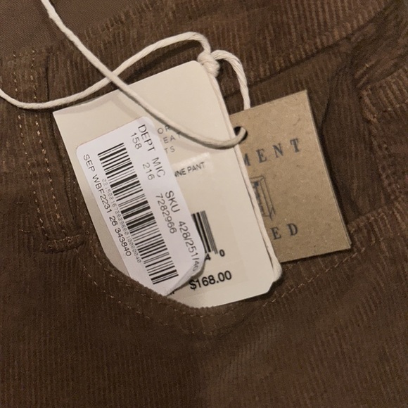 Stretch cord straight Legg pant. Faherty brand - Picture 5 of 7